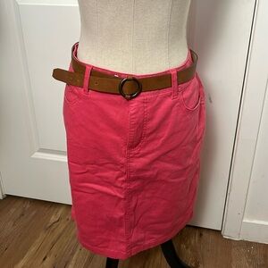Pink Pencil Skirt